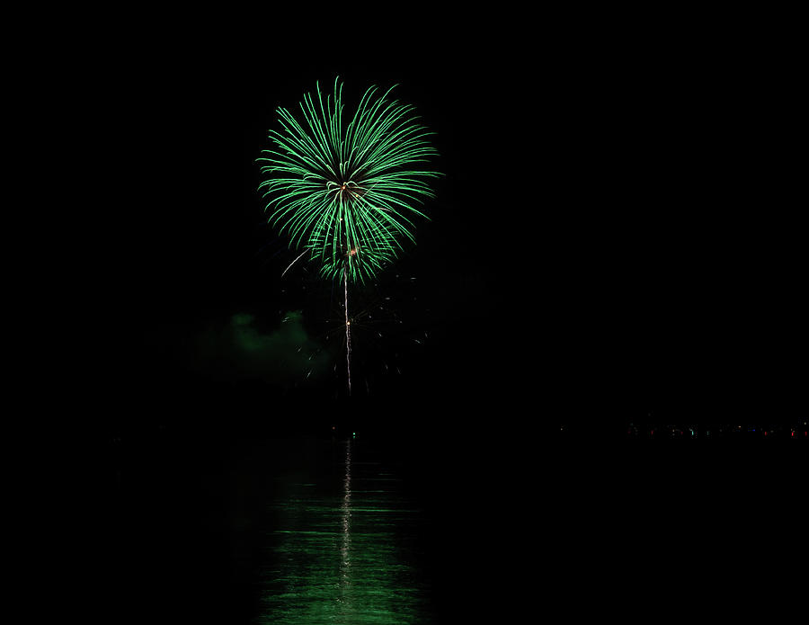 Fireworks On Lake Lemon Photograph by Scott Smith Fine Art America
