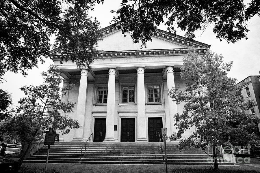 First Baptist Church Savannah Georgia Usa Photograph by Joe Fox | Fine ...