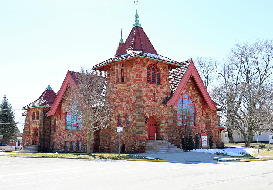 First Presbyterian Church Napoleon Ohio 9968 #1 Photograph by Jack Schultz