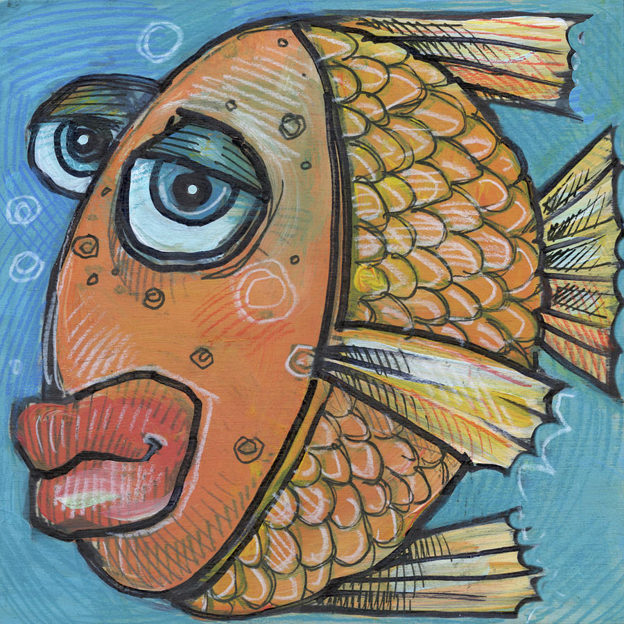 Fish 4 2019 #1 Painting by Tim Nyberg