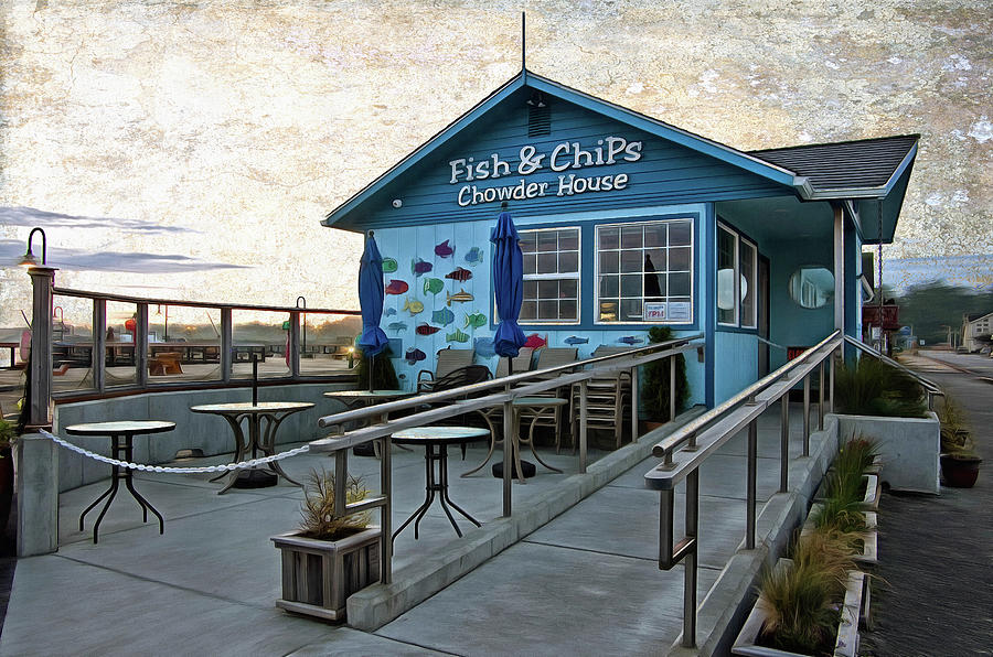 Fish and Chips Chowder House Bandon Photograph by Thom  