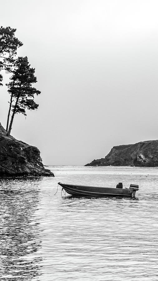 Fishing boat in the bay #1 Photograph by Mike Fusaro