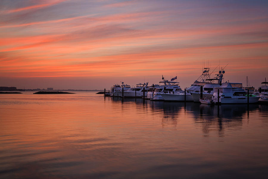 Fishing Boats at Dawn #2 Photograph by Fran Gallogly