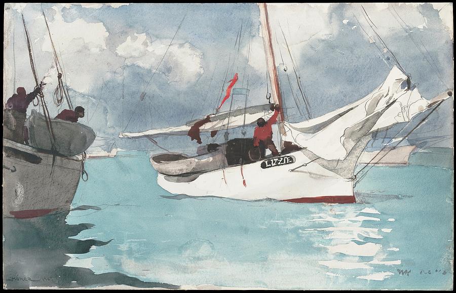 Fishing Boats Key West Painting