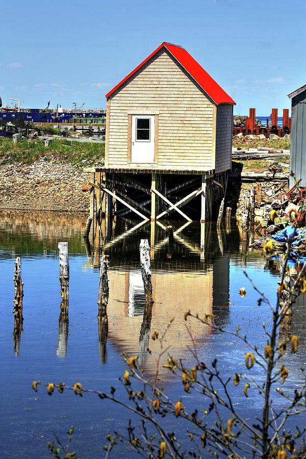 Fishing hut #1 Photograph by David Matthews