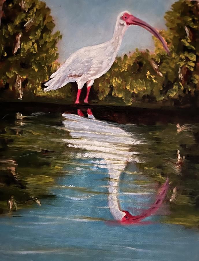 Fishing  #1 Painting by Theresa Cangelosi