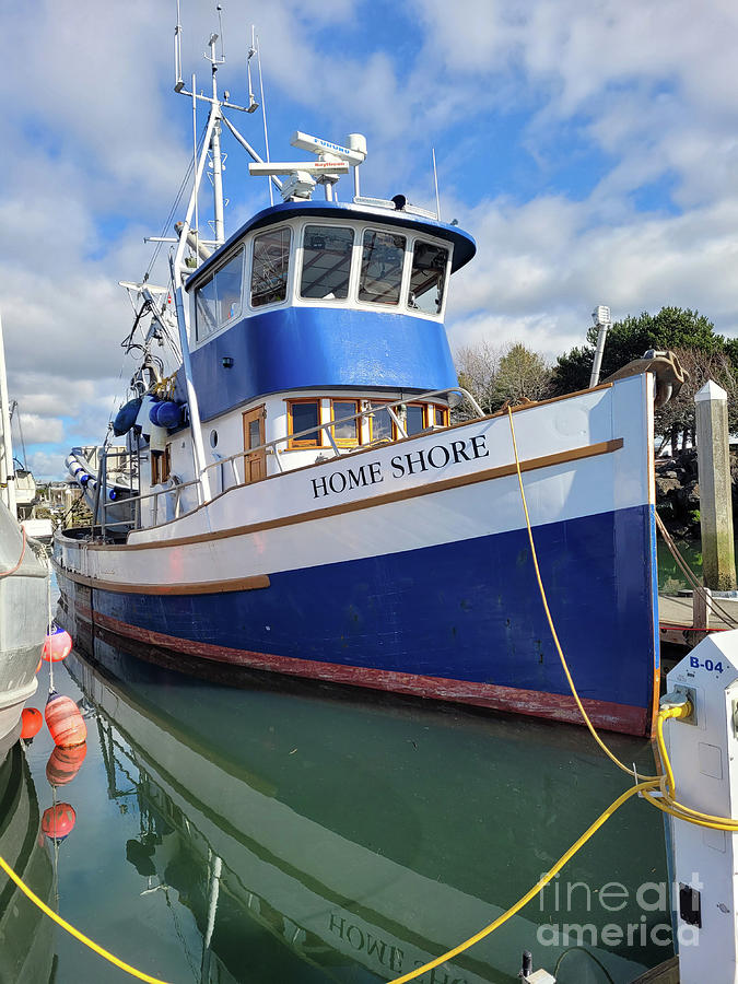 Fishing Vessel Home Shore #1 Photograph by Norma Appleton