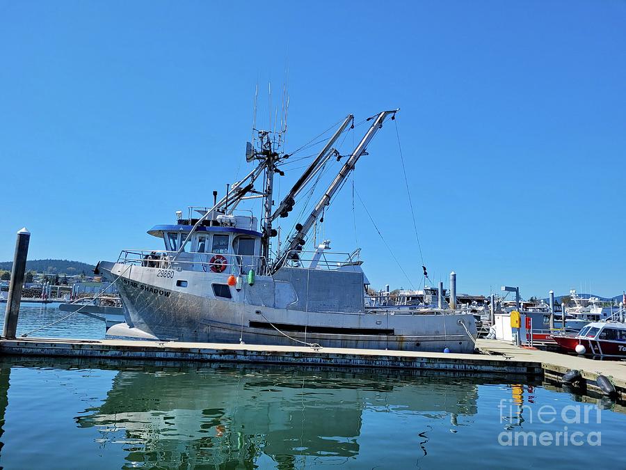 Fishing Vessel Star Shadow #1 Photograph by Norma Appleton