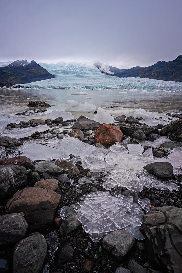 Fjallsjokull Glacier #1 Photograph by Catherine Reading
