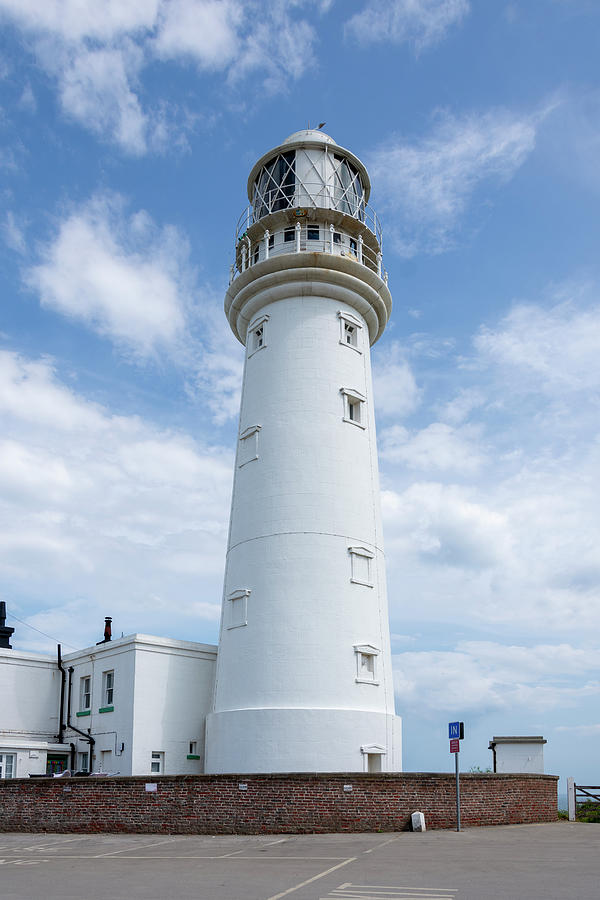 Flamborough Head lighthouse #1 Photograph by Steev Stamford