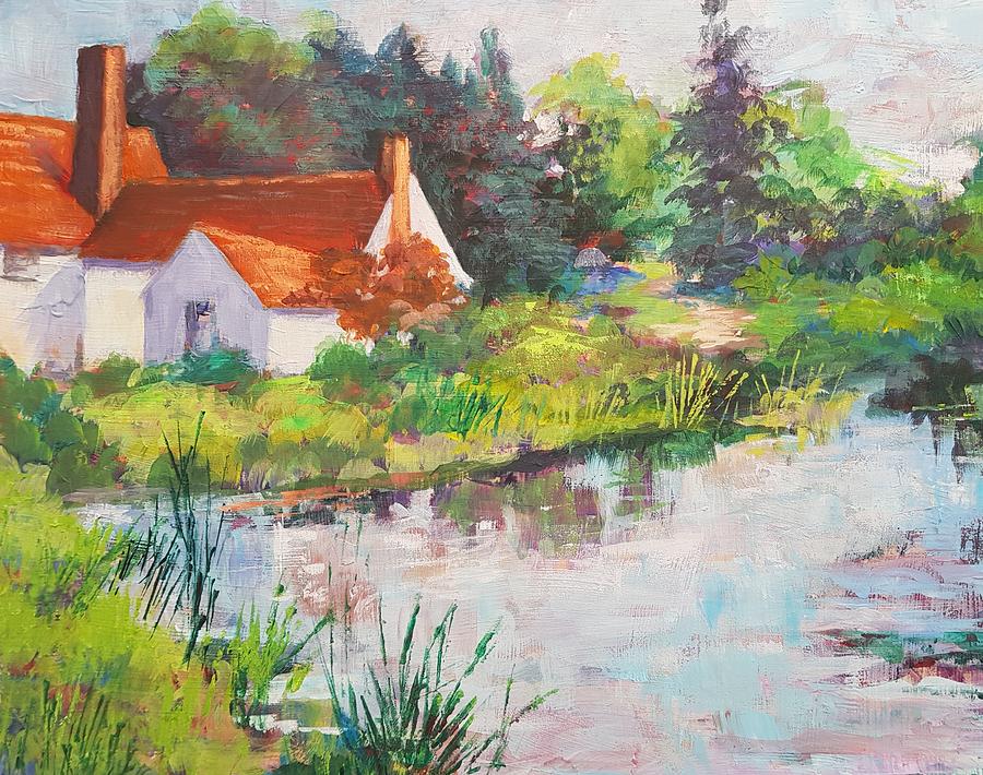 Flatford Mill #1 Painting by Angelina Whittaker Cook