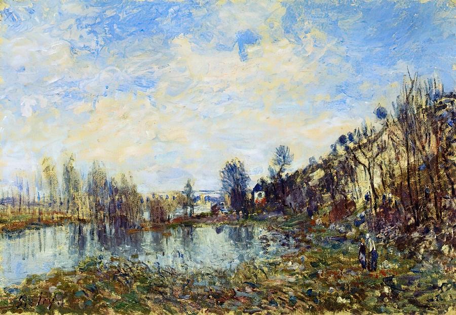 Flooded Field Painting by Alfred Sisley - Fine Art America