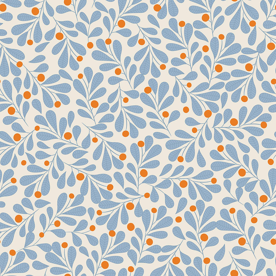 Floral seamless pattern . #1 Drawing by Pworld
