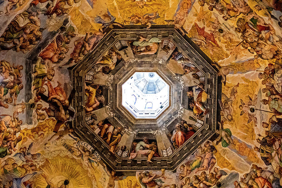 Florence Cathedral Ceiling Photograph by Jean Haynes - Fine Art America