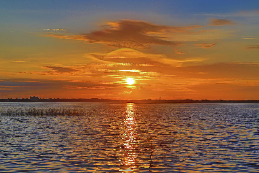 Florida Lake Sunrise #2 Photograph by Dart Humeston