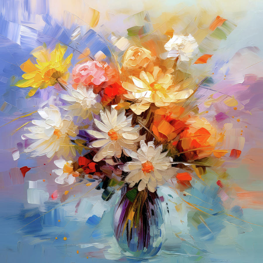 Flower Bouquet #1 Digital Art by Imagine ART