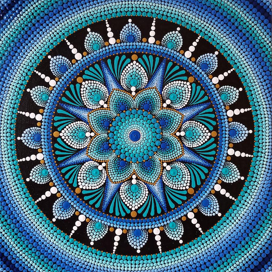 Flower Mandala  #2 Painting by Archana Gautam