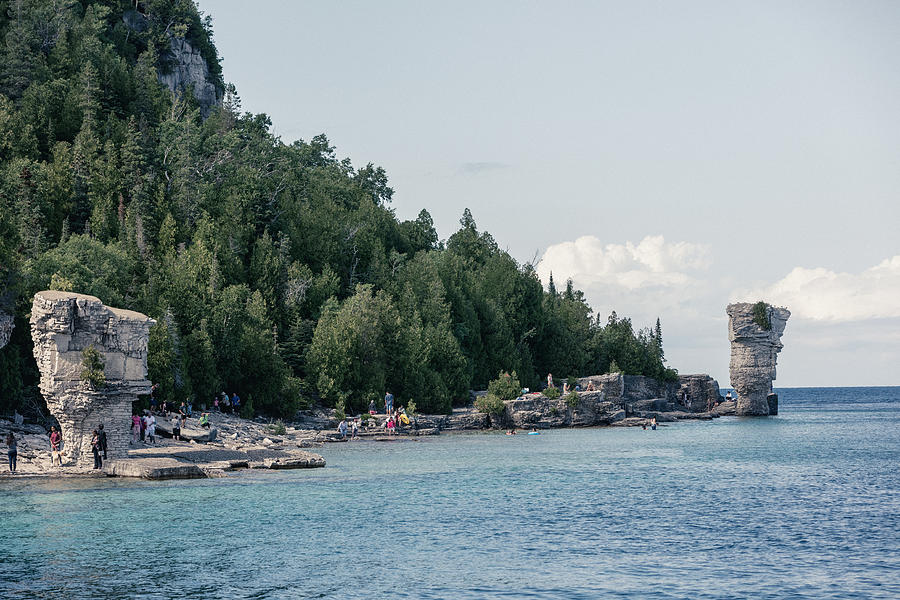 Flowerpot Island in Fathom Five National Marine Park, situated on Lake Huron in Ontario. Photograph by Instants