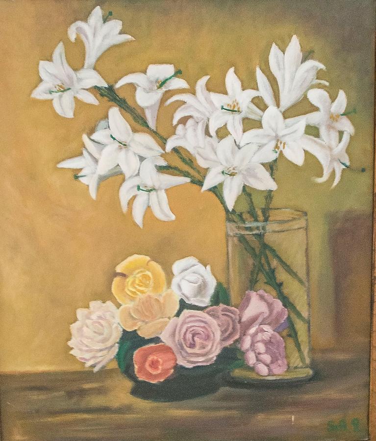 Flowers Painting by Antonio Lopez | Fine Art America