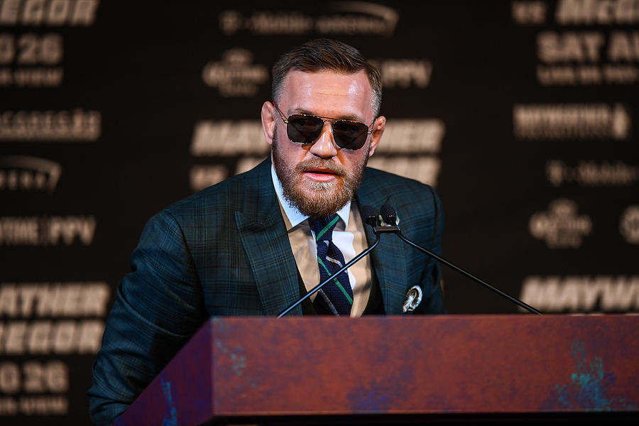 Floyd Mayweather Jr. v Conor McGregor - News Conference #1 Photograph by Stephen McCarthy