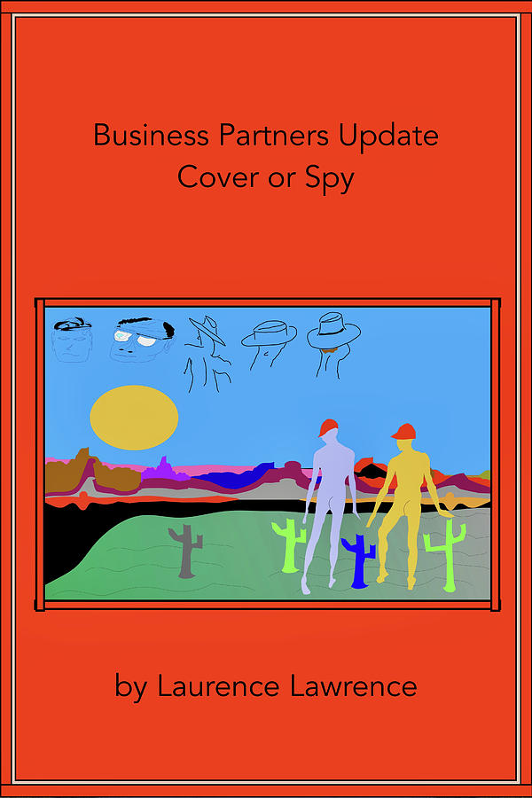 Abstract Painting - Flyer for Spy-08 eBook by Artist Laurence
