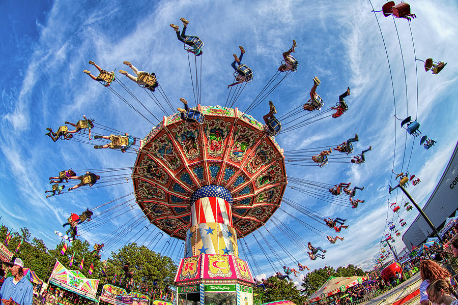 Flying Swings Photograph by Mark Chandler - Fine Art America