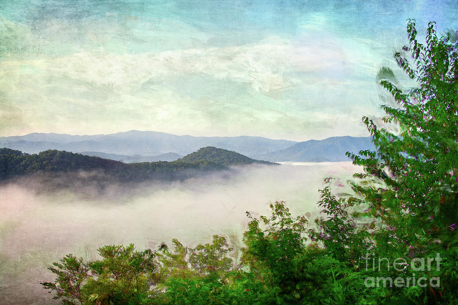 Fog In The Valley #1 Digital Art by Phil Perkins