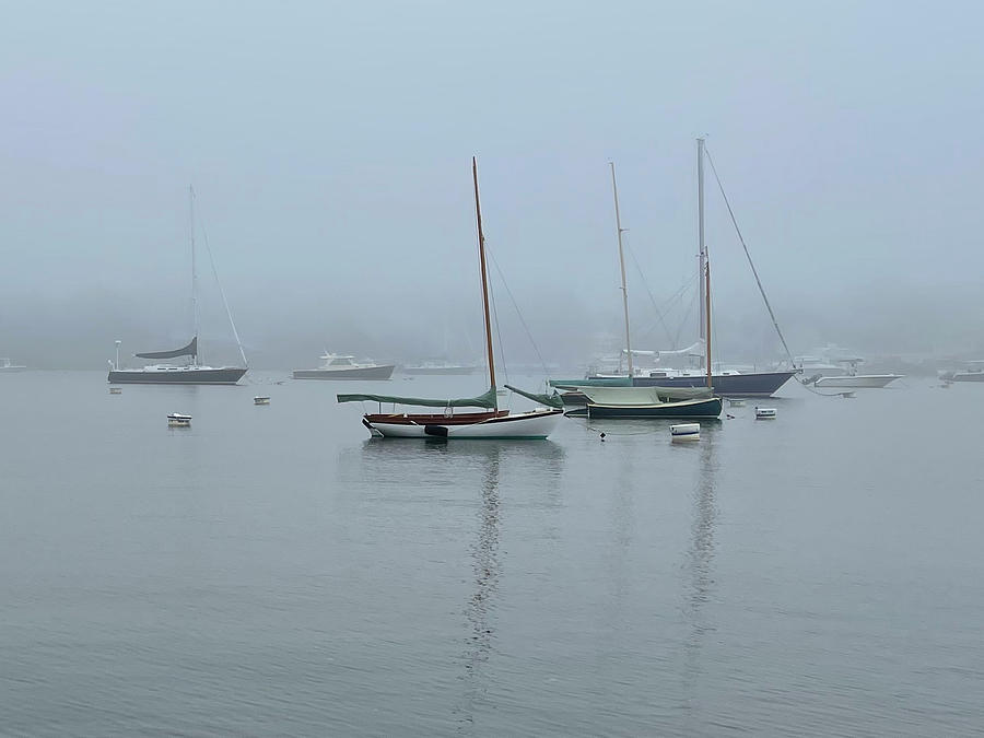 Foggy Harbor #2 #1 Photograph by Mark Truman