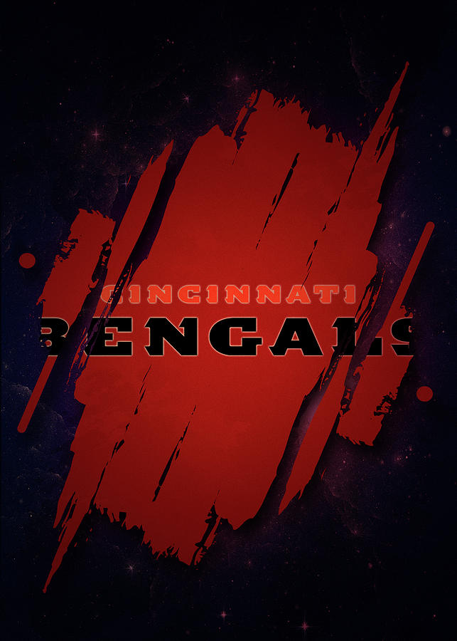 National Football League Cincinnati Bengals by Leith Huber