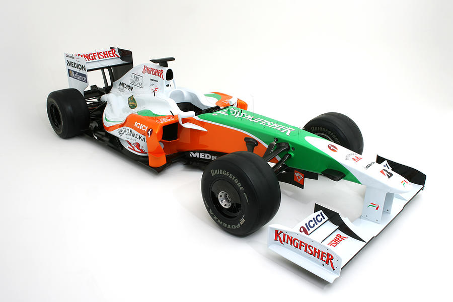 Force India Launch Their VJM02 Formula One Car At Silverstone #1 Photograph by Handout