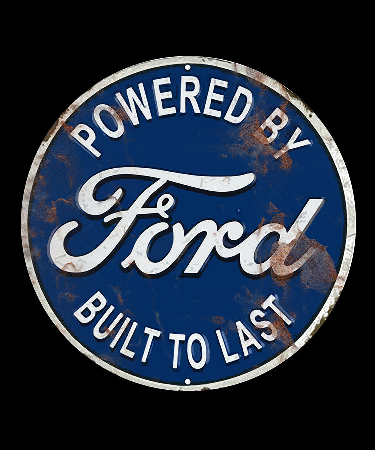 Vintage Painting - Ford Garage #1 by Nauru Bash