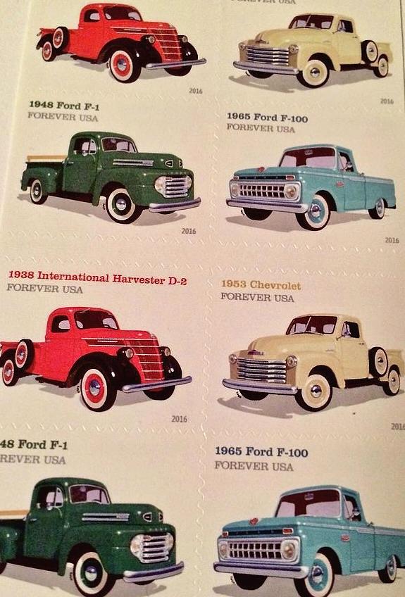 Ford Truck Stamps Two Photograph by Caroline Stella