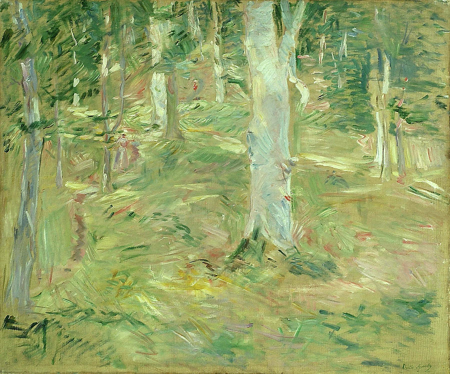 Foret de Compiegne #2 Painting by Berthe Morisot