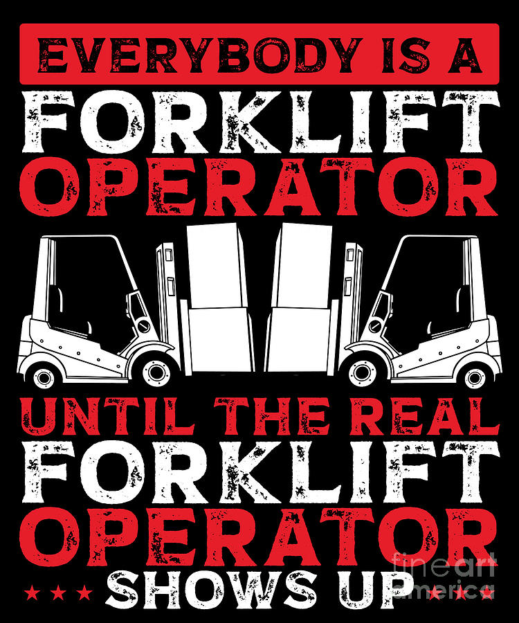 Forklift Operator Digital Art by RaphaelArtDesign - Fine Art America