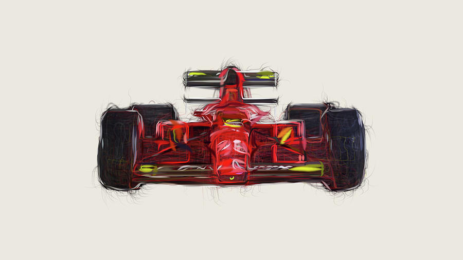 Drawing Ferrari Formula 1