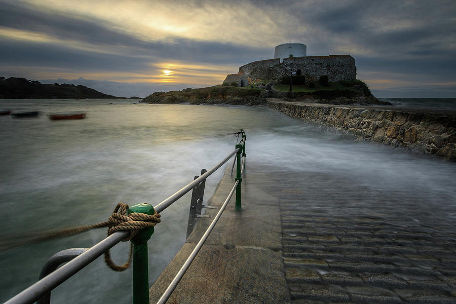 Architecture Photograph - Fort grey Guernsey #1 by Chris Smith