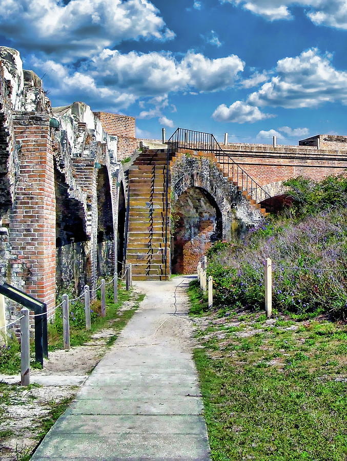 Architecture Photograph - Fort Pickens #1 by Anthony Dezenzio