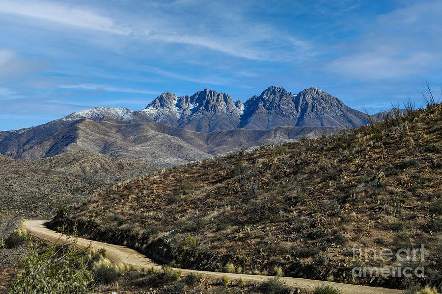 Four Peaks Mountains Arizona #1 Digital Art by Tammy Keyes