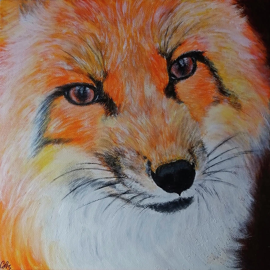 Fox #1 Painting by Svetlana Misyura - Pixels