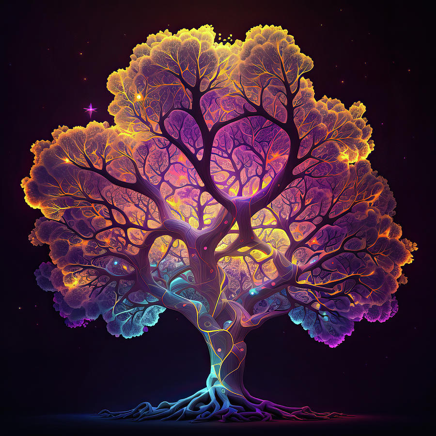 Fractal Tree 53 #1 Digital Art by Matthias Hauser