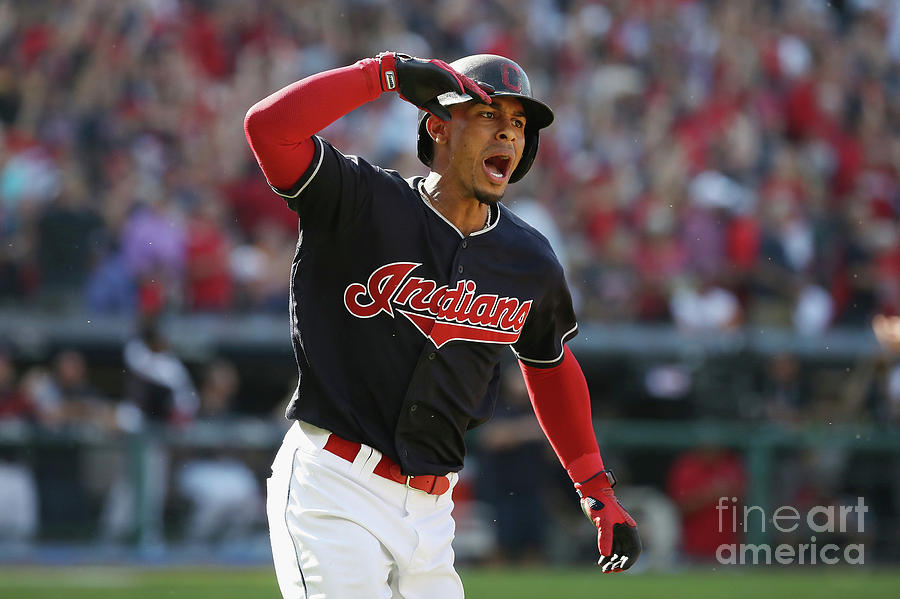 Francisco Lindor Photograph by Gregory Shamus Francisco Lindor Photograph by Gregory Shamus