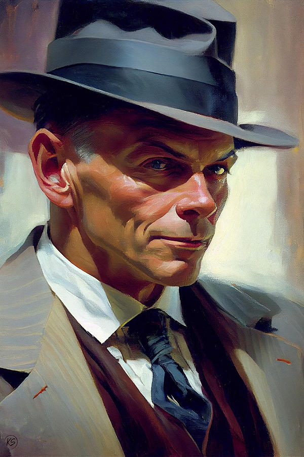 Frank Sinatra #1 Digital Art by Kai Saarto