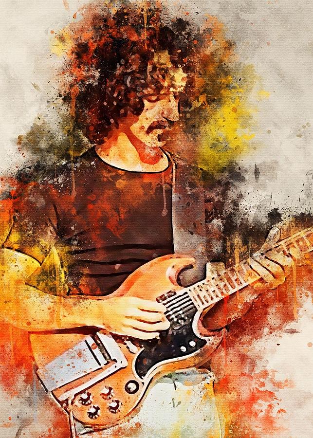 Frank Zappa Digital Art by Kha Dieu Vuong - Fine Art America