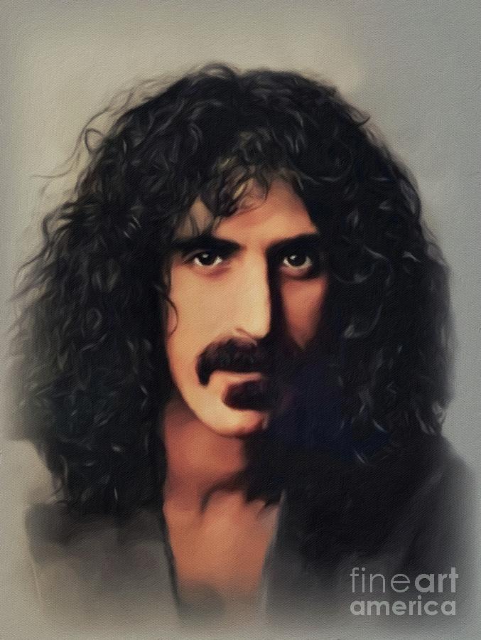 Frank Zappa, Music Legend Painting By John Springfield 