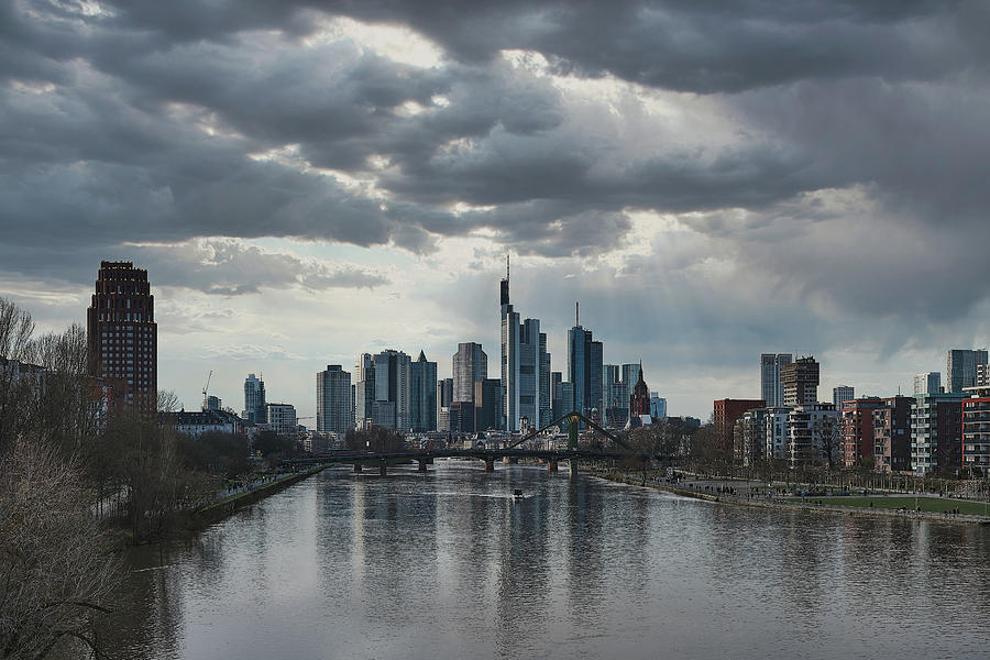 Frankfurt Skyline  #1 Photograph by Rabiri Us