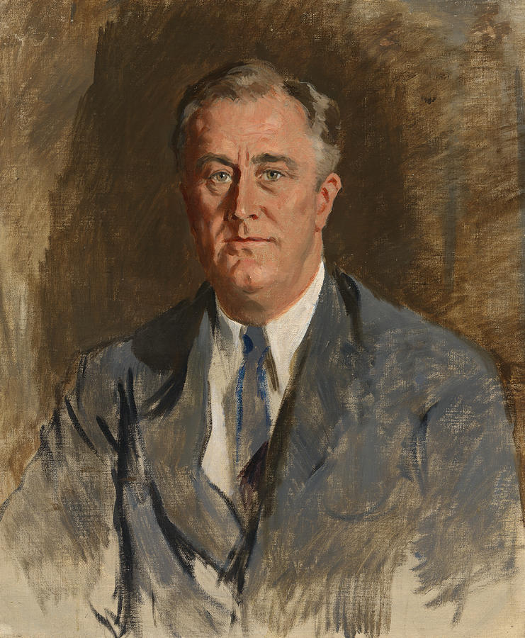 Franklin Delano Roosevelt Painting by Ellen Gertrude Emmet Rand - Fine ...