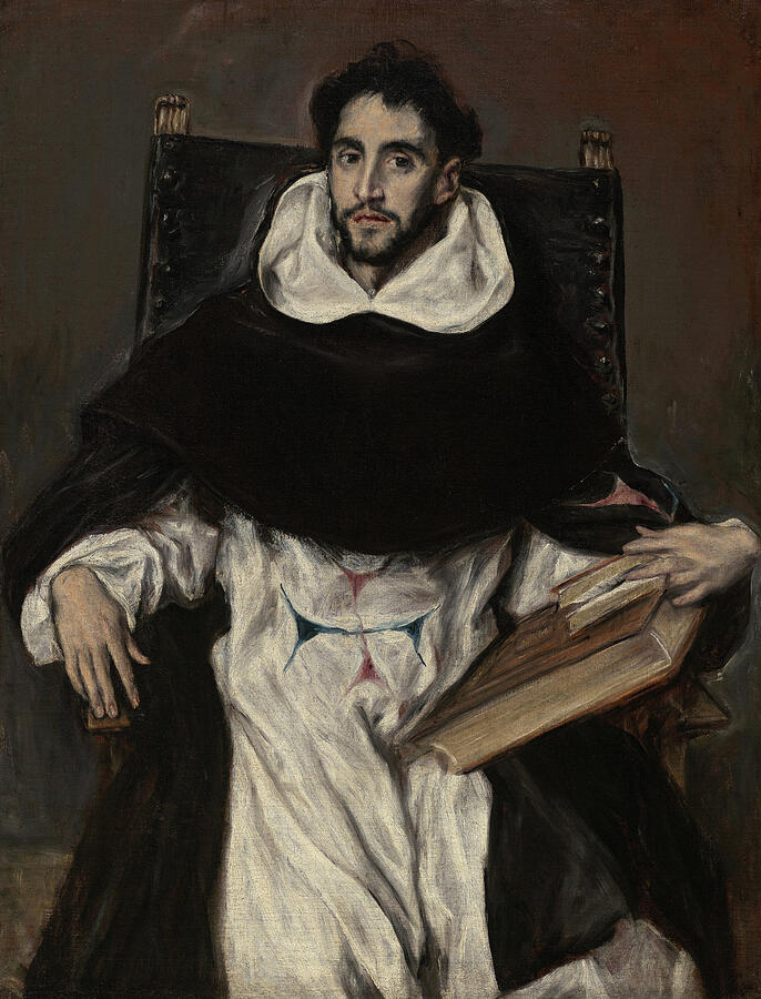 Fray Hortensio Felix Paravicino, from 1609 Painting by El Greco
