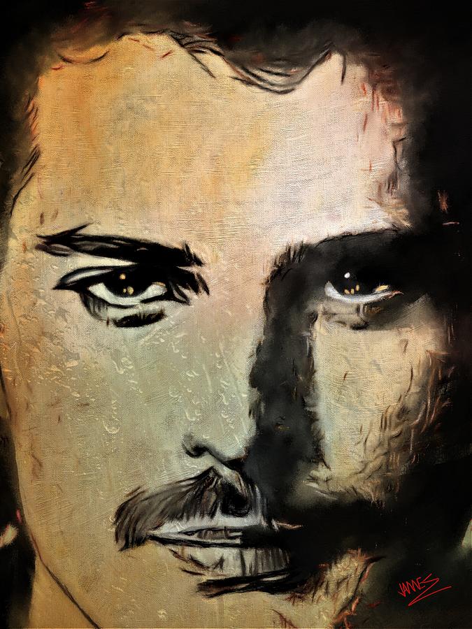Freddie Mercury Portrait #1 Painting by James Shepherd