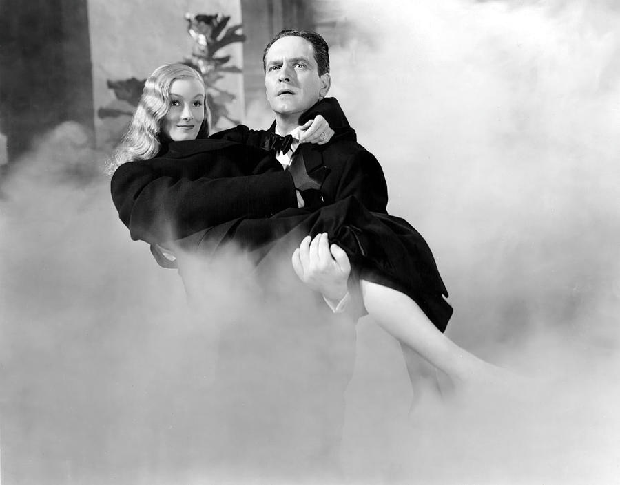 FREDRIC MARCH and VERONICA LAKE in I MARRIED A WITCH -1942-, directed by RENE CLAIR. #1 Photograph by Album