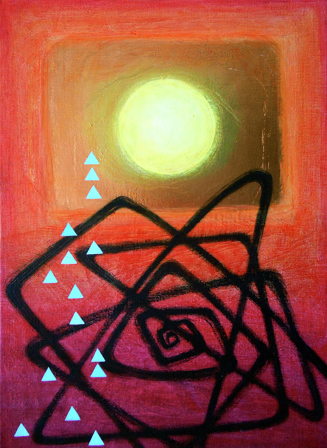 Freeing The Tangled Mind #1 Painting by Jennifer Baird